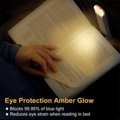 USB rechargeable LED book light by My Store with eye protection, ideal for reading in low light conditions