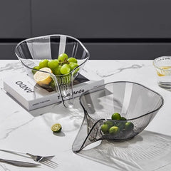 Heat Guard kitchen drainage basket from My Store with a mesh design for draining and protecting cookware.