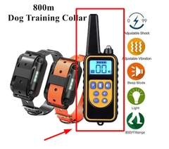 Ultrasonic Anti-Bark Dog Training Collar by My Store showing the collar with control unit and adjustable strap.