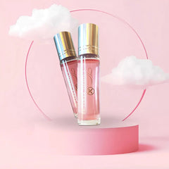 Elegant bottle of My Store pheromone perfume for women, showcasing the stylish glass design and delicate fragrance details.