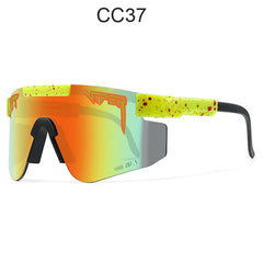 Fashion sunglasses shades with black frames and dark tinted lenses, stylish accessory from My Store.