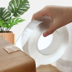 Transparent double-sided nano tape from My Store, showing its clear, flexible adhesive surface suitable for mounting and crafting.