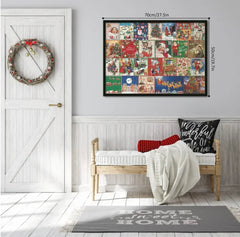 Merry Jigsaw Advent Calendar Puzzle by My Store showing colorful numbered puzzle pieces and festive holiday design.