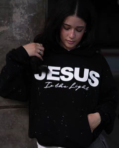 Gray hooded sweatshirt with round neckline and pullover design, featuring a relaxed fit and soft fabric from My Store.