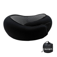 My Store SkySoothe-Neck Pillow in soft fabric with ergonomic design for neck support and comfort during travel or rest.