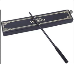 Fireball Magic Wand by My Store, featuring a sleek black handle and glowing red crystal tip for magical spell casting.