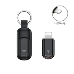 My Store Ype-C Micro USB IR remote control mini adapter connected to a smartphone, allowing app-controlled TV and device operation.
