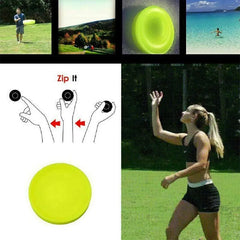 Mini flying disc catching game by My Store featuring colorful discs and a small hand-held launcher for outdoor fun.