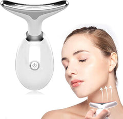 My Store beauty facial massager with 7 color wave design, microcurrent device for skin firming on face and neck.