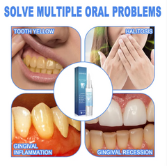 Teeth repair gel in a clear tube with a white cap, designed for dental care and enamel repair.