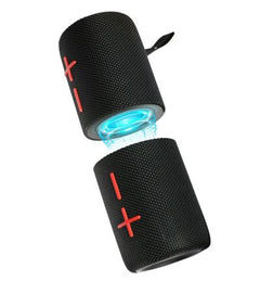 Magnetic split Bluetooth subwoofer speaker by My Store showing a portable high-fidelity audio device with sleek design.