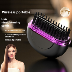Portable ceramic hair straightener from My Store with sleek design and ceramic plates for smooth, straight hair.