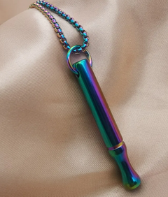 Breathing necklace for anxiety by My Store, featuring a sleek pendant designed to promote calm and mindful breathing.