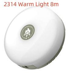 Rechargeable 7-color camping lantern from My Store with adjustable brightness and colorful LED lighting for outdoor use.