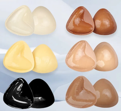Lift and shape V-boost adhesive bra inserts from My Store, shown in a close-up image of the clear, contoured inserts.