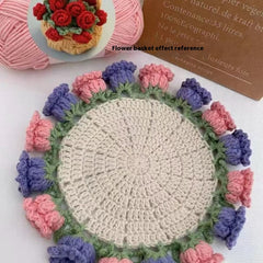 Crochet DIY kit by My Store with colorful yarn and crochet hooks, perfect for crafting handmade crochet projects.