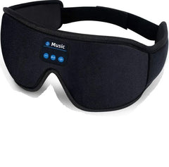 3D eye mask with built-in Bluetooth speakers for stereo music, featuring unlimited music playback and comfortable design.