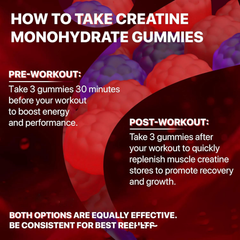 Chewy Muscle Boost Gummies by My Store in a colorful jar, showing the gummy vitamins inside.