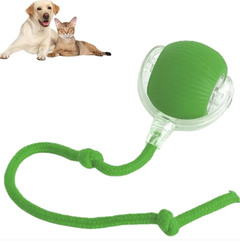 Smart rolling pet ball by My Store, durable plastic toy designed for active dogs and cats to play and exercise.