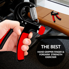 My Store PowerGrip Strength Trainer with ergonomic handles and adjustable resistance for effective hand and forearm exercise.