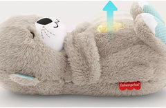 My Store Sound Machine Soothe 'n Snuggle Otter plush baby toy with sensory features, music lights, and rhythmic breathing motion.