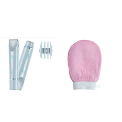 Women’s dual head hair remover and shaver from My Store with two shaving heads and ergonomic design for smooth skin.