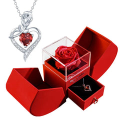 Christmas jewelry box necklace from My Store, with a decorative box and a festive necklace inside, perfect for holiday gifting.
