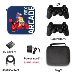 4K HD TV game console box by My Store, featuring sleek black design and ports on the front for gaming and entertainment.