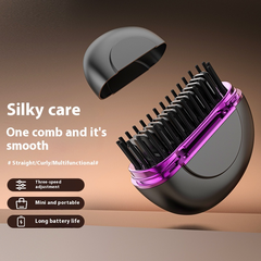 Portable ceramic hair straightener from My Store with sleek design and adjustable temperature controls for easy styling.
