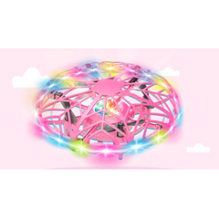 Smart induction flying ball toy by My Store, showing a sleek, glowing ball in mid-air with a remote control for interactive play.