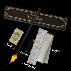 Fire-breathing Magic Wand Toy by My Store featuring a colorful wand with flame effects and fantasy design elements.