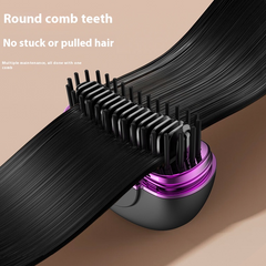 Portable ceramic hair straightener by My Store with sleek design and dual voltage for travel and styling convenience.