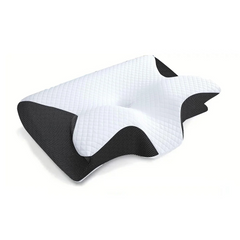 My Store neck pillow provides comfortable support, featuring soft fabric and ergonomic design for travel or relaxation.