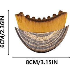 Facial lymph massage brush from My Store showing soft bristles and ergonomic handle for gentle facial skincare massage.