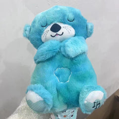 My Store Soothe 'n Snuggle Otter sound machine and plush baby toy with sensory features, music lights, and rhythmic breathing motion