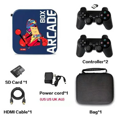 4K HD TV game console box by My Store with sleek design and multiple ports for gaming and entertainment.