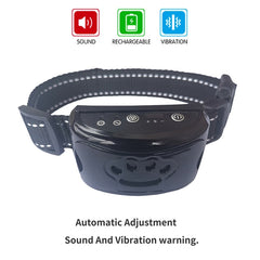 Ultrasonic anti-bark dog training collar from My Store showing the collar with control unit and adjustable strap.