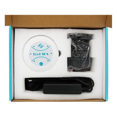 Portable My Store Mini Foot Massager with ion foot bath, showing compact design and foot soaking basin for relaxation.