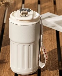 Stainless steel Smart Digital Thermal Bottle by My Store with digital display, portable coffee mug, insulated 450ml water bottle