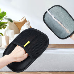 Pet grooming glove from My Store with soft bristles for removing loose fur and gentle grooming of cats and dogs.
