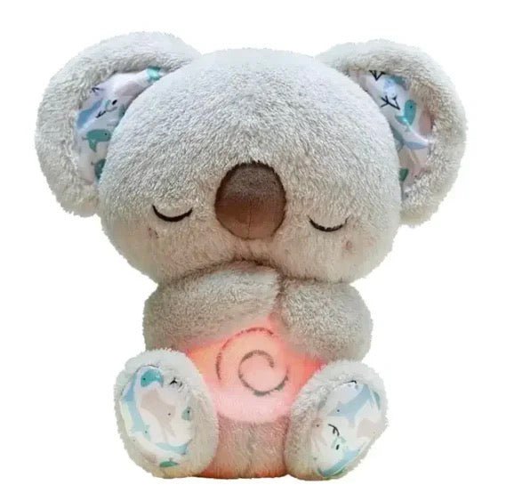Soft Breathing Bear Soothing Plush by My Store, a cuddly plush toy designed for comfort and relaxation.