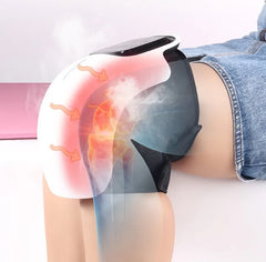 Electric relaxing knee massager from My Store with adjustable straps, cushioned pads, and control panel for soothing knee therapy.