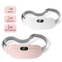 Electric heating pad and massager from My Store, shown with adjustable straps and soft fabric cover for targeted pain relief.