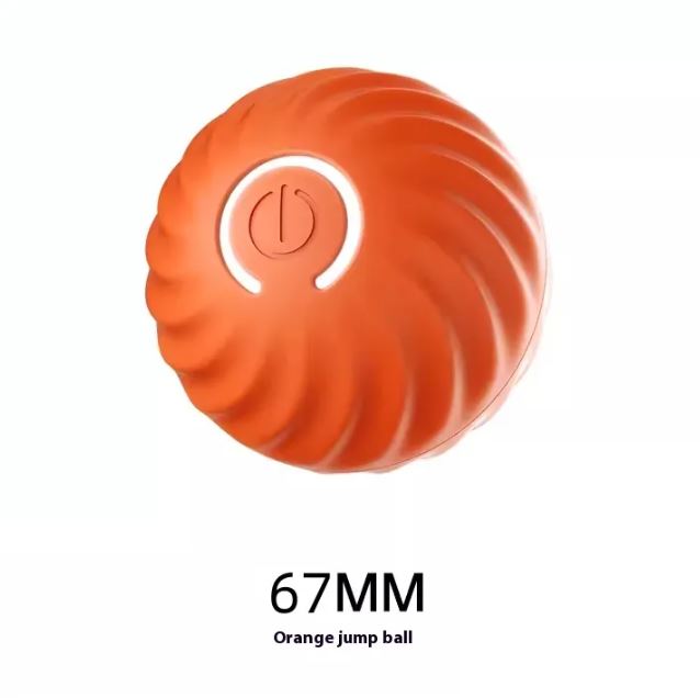 Rubber dog toy ball for pets, durable and colorful, designed for dogs to chew and play with.
