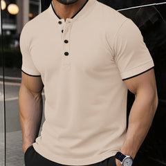 Casual men's short-sleeve top from My Store, featuring a versatile design in lightweight fabric, displayed on a neutral background.