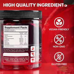 Close-up of Muscle Boost Gummies by My Store, showing colorful, fruit-flavored gummy supplements designed to support muscle health.