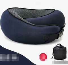 SkySoothe-Neck Pillow from My Store, ergonomic memory foam neck support with soft cover for travel and comfort.