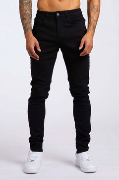 Men's slim-fit denim trousers from My Store, showcasing classic blue jeans with a modern fit and detailed stitching.