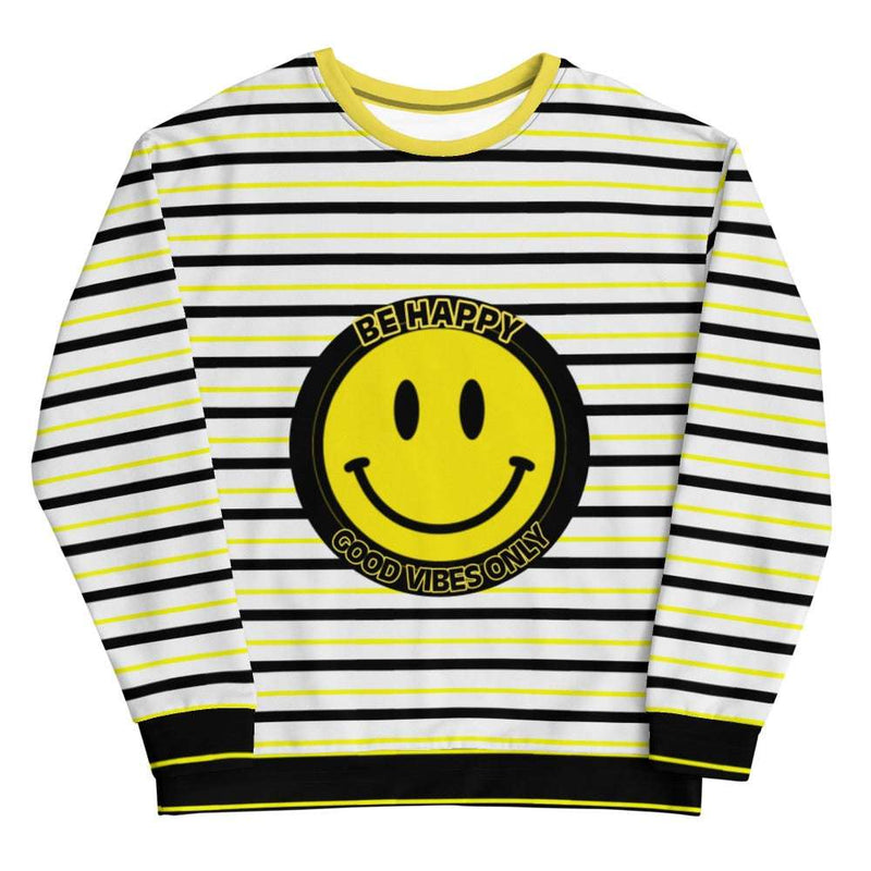 Be Happy sweatshirt from My Store featuring a colorful, cheerful design on soft fabric, perfect for casual wear.