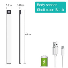 Wireless motion sensor light by My Store showing a sleek, modern design with motion detection sensor on a wall.